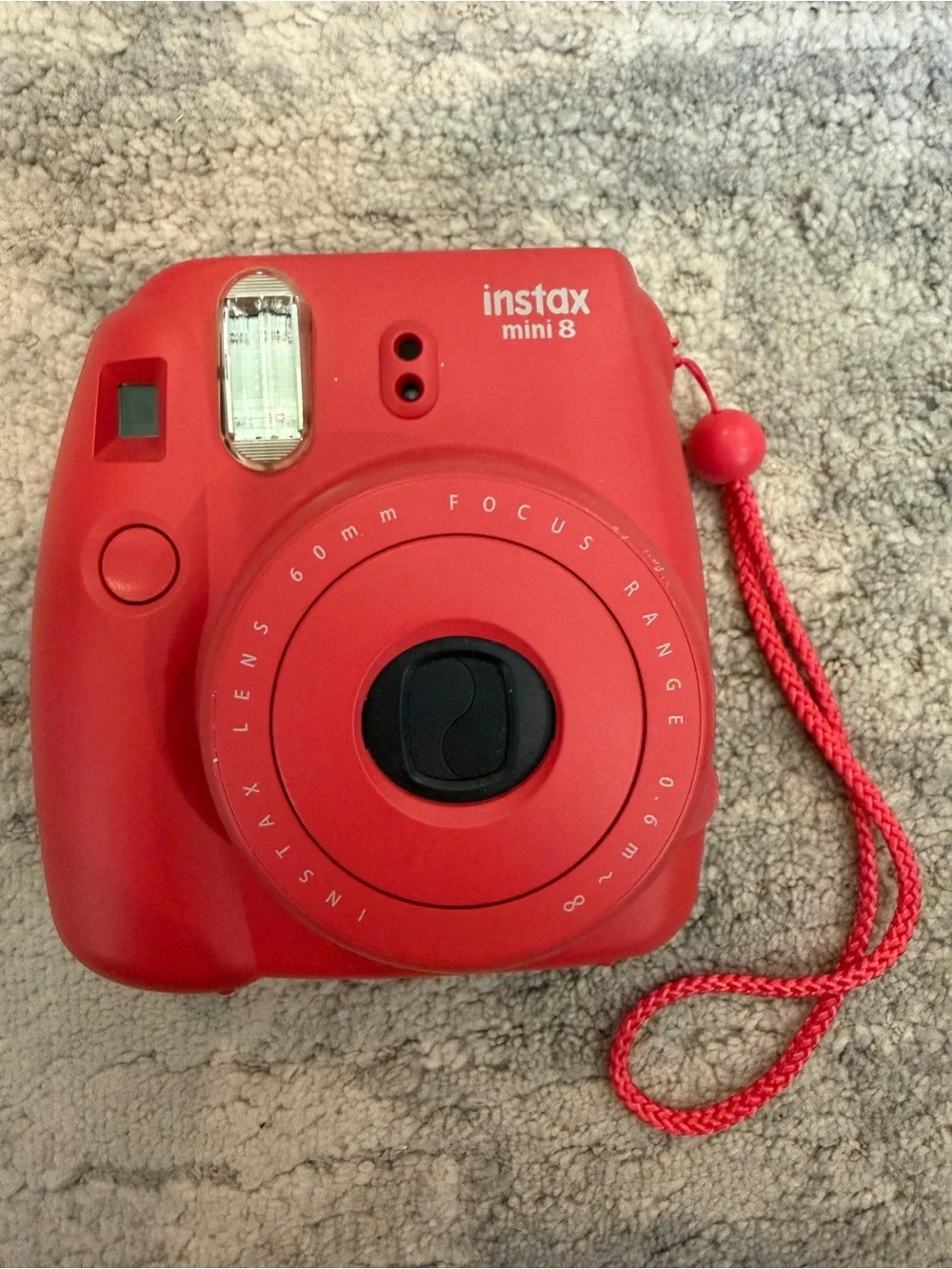 Fujifilm instax mini 8 Instant Camera in Red with Matching Red Case